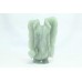 Natural Green Jade gemstone Elephant face Figure Home Decorative gift item